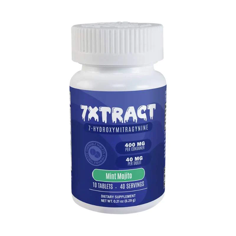 7XTRACT 7-HYDROXYMITRAGYNINE CHEWABLE TABLETS 10CT 40MG PER TABLET - Image 3