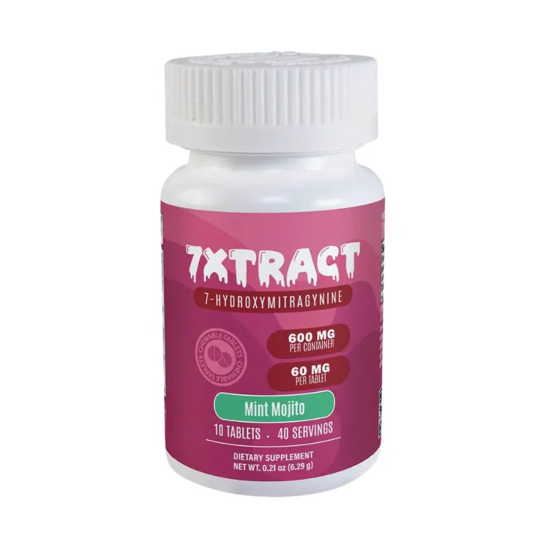 7XTRACT 7-HYDROXYMITRAGYNINE CHEWABLE TABLETS 10CT 60MG PER TABLET - Image 3