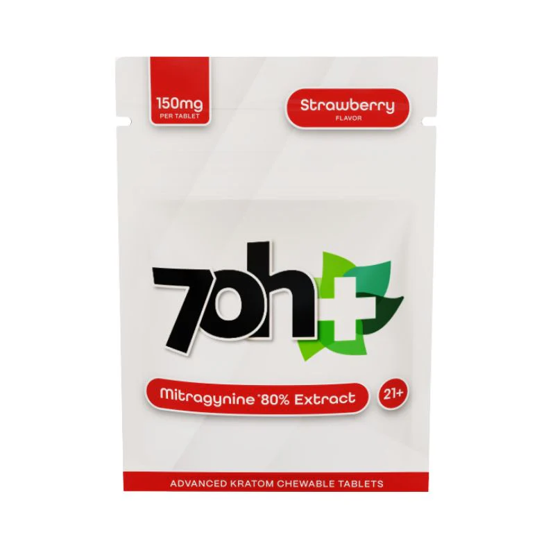 7OH Plus Advance Kratom 80% Mitragynine Extract Chewable Tablets 150mg per Tablet - Image 3