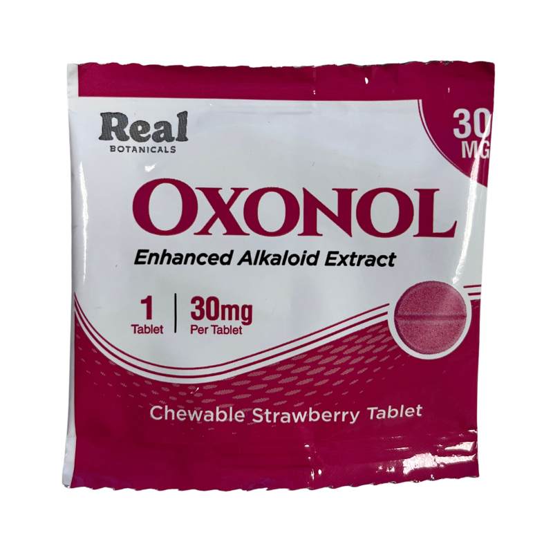 REAL BOTANICALS OXONOL 30MG PER TABLET - STRAWBERRY (Next-Generation 7-OH Alternative) - Image 4
